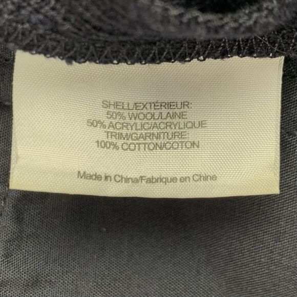 Tory Burch Beverly Navy Blue Wool Blend Knit Pleated Textured Pants 2 - Picture 9 of 14